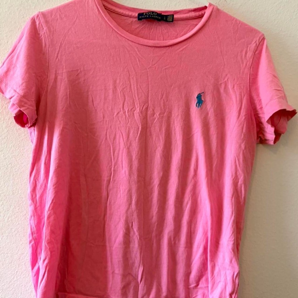 Polo Ralph Lauren pink baby tee Size S